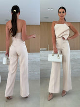 Load image into Gallery viewer, Candy-Colored Bodycon Halterneck Backless High-Waist Wide-Leg Jumpsuit
