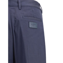 Load image into Gallery viewer, Fendi Blue Cotton Casual Pants
