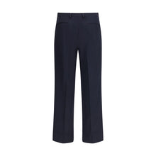 Load image into Gallery viewer, Valentino Blue Fleece Wool Dress Pants
