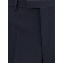 Load image into Gallery viewer, Valentino Blue Fleece Wool Dress Pants
