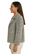 Load image into Gallery viewer, Women's One Button Faux Fur Lined Swing Jacket
