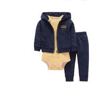 Load image into Gallery viewer, Newborn Fleece Hooded Jacket and Romper Set | 24 different models - # BAAA51210041
