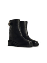 Load image into Gallery viewer, Jimmy Choo &#39;Brooklyn&#39; Black Leather Ankle Boots Women
