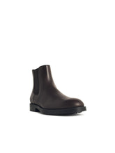 Load image into Gallery viewer, Tod&#39;s &#39;El. Formale&#39; Brown Leather Ankle Boots Men
