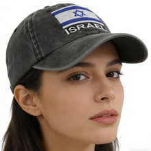 Load image into Gallery viewer, Israel Flag Adjustable Baseball Cap
