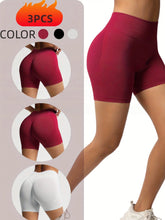Load image into Gallery viewer, 3-Pack Seamless Workout Shorts for Women
