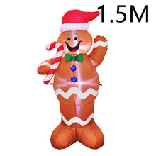 Load image into Gallery viewer, Christmas LED Lights Glowing Santa Tree Snowman Inflatable Doll Outdoor Yard Garden Decor
