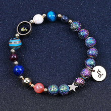 Load image into Gallery viewer, Blue San Volcanic Rock Constellation Bracelets – Colorful Twelve Constellations
