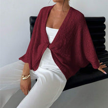 Load image into Gallery viewer, Women’s Criss Cross Knit Sweater
