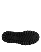 Load image into Gallery viewer, Dolce &amp; Gabbana Black Leather Logo Ankle Boots Lace Up Shoes
