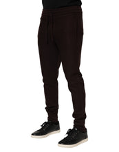 Load image into Gallery viewer, Dolce &amp; Gabbana Brown Cashmere Men Jogger Sweatpants Pants
