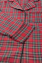 Load image into Gallery viewer, Plus Size Christmas Plaid Shirt and Pants Set
