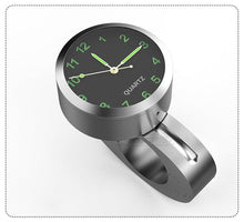Load image into Gallery viewer, 7/8" Universal Motorcycle Handlebar Watch Bike Hand Grip Bar Mount Dial Clock Motorcycle Handlebar Watch  Mount Clock Glow Mount Clock Dial Watch Fit  Waterproof For Scooter Bicycle Motor ATV
