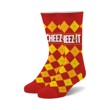 Load image into Gallery viewer, Checkered Cheez It Fuzzy
