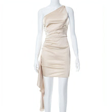 Load image into Gallery viewer, Crossbody Sleeveless Slim Fit Dress
