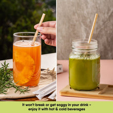 Load image into Gallery viewer, 300 Individually Wrapped Eco-Friendly Drinking Straws, 8.25" Long, 6mm Diameter

