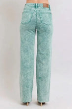 Load image into Gallery viewer, Judy Blue Full Size High Waist Garment Dyed Raw Hem Dad Jean
