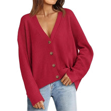 Load image into Gallery viewer, Women’s Lightweight Button Cardigan
