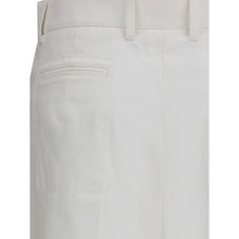 Load image into Gallery viewer, Chloé White Cotton Flared Pants
