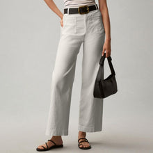 Load image into Gallery viewer, Plus Size High Waisted Slimming Solid Color Suit Pants
