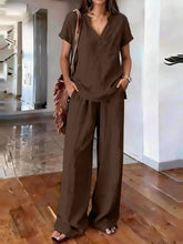 Load image into Gallery viewer, Women’s Casual Solid Color Two Piece Set
