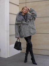 Load image into Gallery viewer, Ares Genuine Fur Trim Down Fill Mohair Parka
