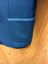 Load image into Gallery viewer, Moda Color Exclusive Dark Blue Houndstooth 1-Button 100% Wool 2-Piece Turkish Slim Fit Suit
