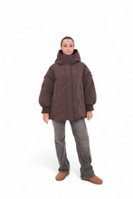 Load image into Gallery viewer, ⇆ Reversible 2 in 1 Insulated Bio-Down Winter Coat
