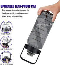 Load image into Gallery viewer, 64oz Motivational Hydration Bottle

