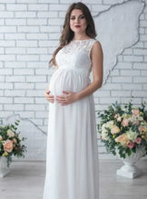 Load image into Gallery viewer, Lace Sleeveless Maternity Dress for Expecting Mothers - # WOAA211410008 - PRG

