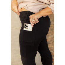 Load image into Gallery viewer, Ready to Ship | The Liz - Crossover Bootcut Leggings with Pockets
