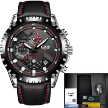 Load image into Gallery viewer, Business Elegant Men's  Watch With Chronometers Day View  Fluorescent Hands Excellent Look Unique Design Perfect Gift For Your Man
