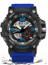 Load image into Gallery viewer, NEW Sport Analog-Digital Watch For Men and Woman  Waterresistant 50M Professional Waterproof Quartz Large Dial Military Wristwatches  With Night Mode
