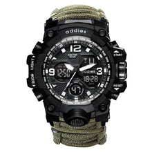 Load image into Gallery viewer, Military Survival  Men Watch With Compass/whistle /scraper/Waterproof 30M Outdoor Men Sports G Style -Shock Watch Relogio Masculino
