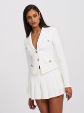 Load image into Gallery viewer, Oakley White Preppy Style Blazer Jacket
