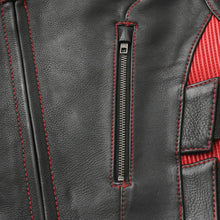 Load image into Gallery viewer, Tactical Emerald Men’s Motorcycle Leather Vest

