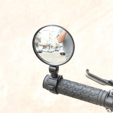 Load image into Gallery viewer, 1PC Bicycle Rearview Wide Angle Handlebar Mirrors Flexible Rotate Cycling Rear View Bike Mirror Adjustable 360 Degree Rotatable Rearview Bicycle Mirrors Shockproof Wide Angle Safety Mirror For Most Mountain Road Bike
