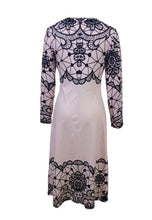 Load image into Gallery viewer, Ladies' Round Neck Printed Fashionable Dress
