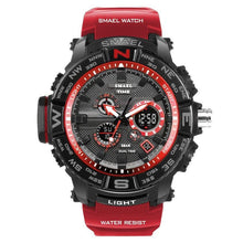 Load image into Gallery viewer, New Luxury Sport Watch With Dual Display LED Digital Analog Electronic Quartz  Display and Waterproof 30M protection
