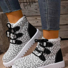 Load image into Gallery viewer, Sparkling Lace Up : Ankle Boots
