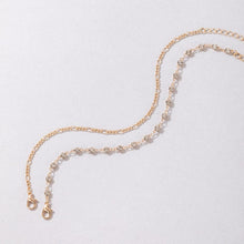 Load image into Gallery viewer, Light Luxury Jewelry Diamond Double Anklet Simple
