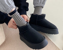 Load image into Gallery viewer, Women’s Muffin Thick Sole Snow Boots – Warm Outdoor Winter Boots
