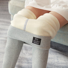 Load image into Gallery viewer, Women’s Lambswool Fleece-Lined High-Waist Winter Leggings
