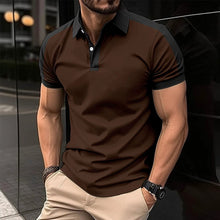 Load image into Gallery viewer, Men's Short Sleeve Business Shirt Summer Casual Polo Shirts

