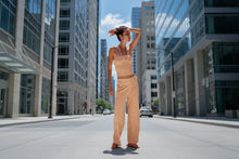 Load image into Gallery viewer, Women's Striped Tube Top &amp; Pants Set – 2-Piece Modal Matching Outfit
