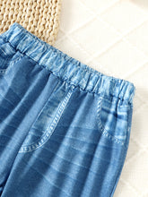 Load image into Gallery viewer, Children's Butterfly Print Top and Flare Pants Set
