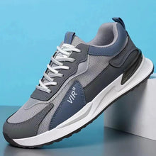 Load image into Gallery viewer, Men's Color Block Mesh Shoes Fashion Casual Lace-up Sneakers Outdoor Breathable Running Sports Shoes
