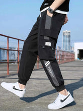 Load image into Gallery viewer, Men's Plus Size Casual Cargo Pants with Drawstring
