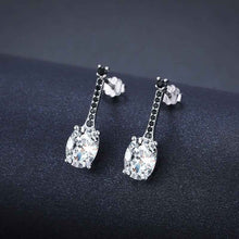 Load image into Gallery viewer, All-match Oval Zircon Earrings for Fashion Lovers - Copper-plated Style
