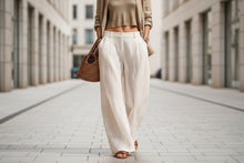 Load image into Gallery viewer, Women's Front-Button Cardigan Sleeveless Top &amp; Long Pants Set
